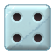 Glass die showing a four